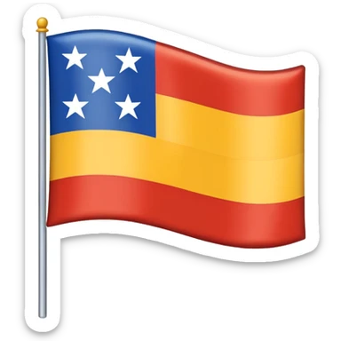 a flag with these colours:  sticker