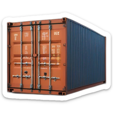 Sea container h2 sticker