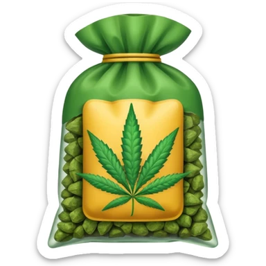 Weed pound baggie  sticker