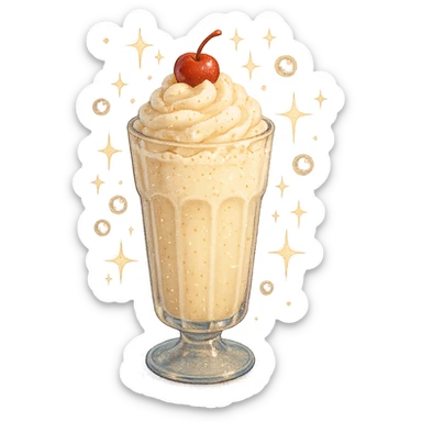 sparkling milkshake sticker