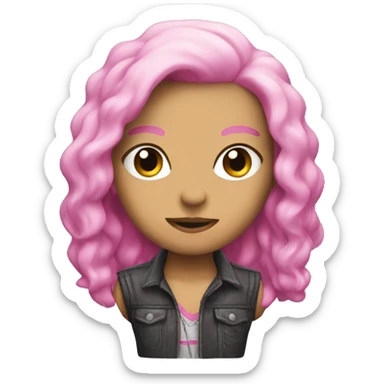 Metalica pink sticker