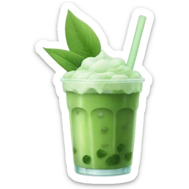 Iced Matcha sticker
