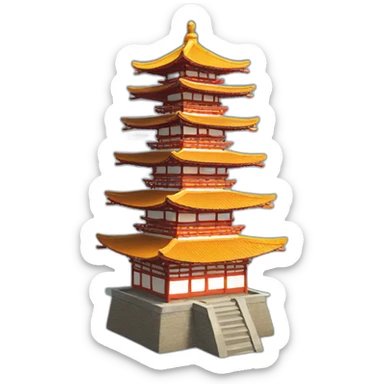 Pagode sticker