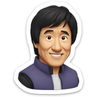 Jackie Chan sticker