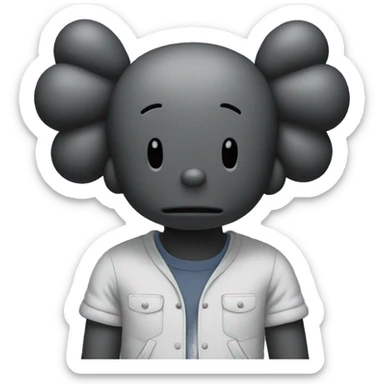 KAWS  sticker