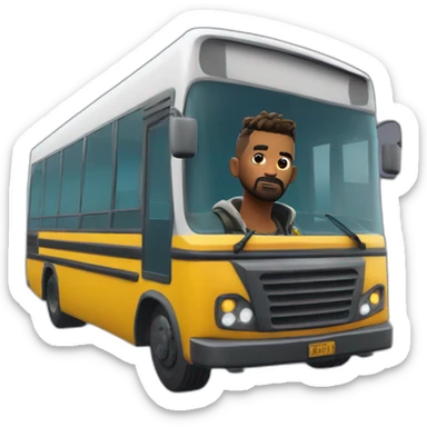 travis scot suspendu au bus de fortnite sticker