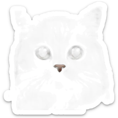 Chat sacré de birmanie sticker