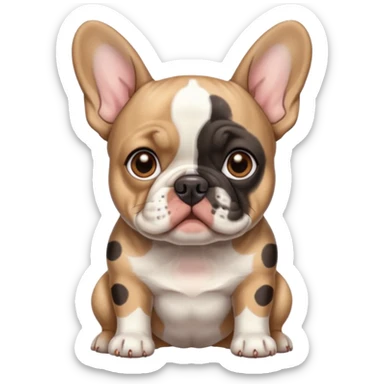 Bouledogue français merle sticker