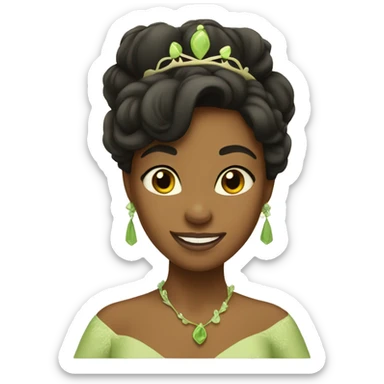 tiana princess sticker