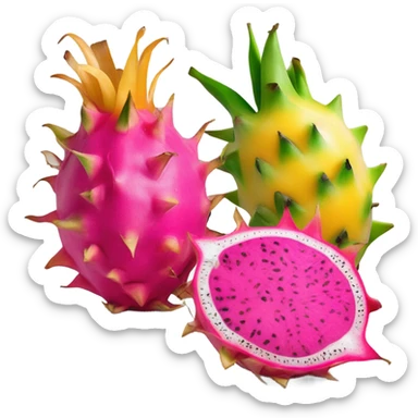 exotic fruit  sticker
