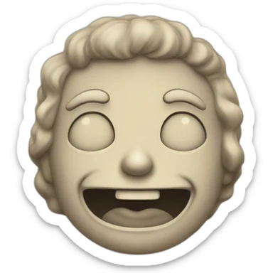 mal humorado vintage sticker