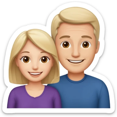 husband and wife talking sticker