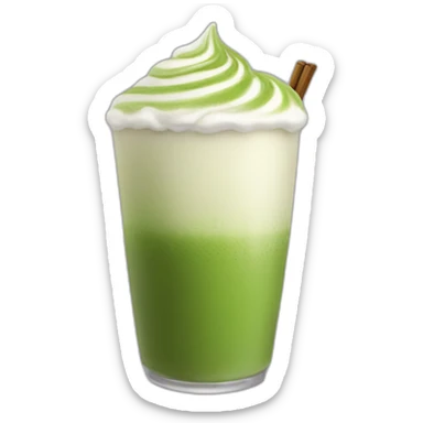matcha latte sticker