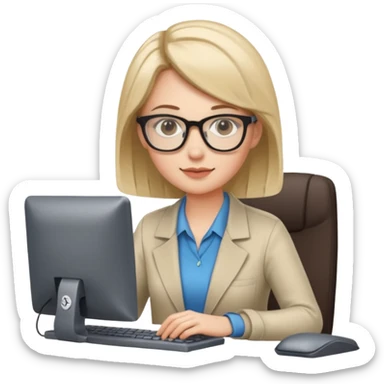 it-specialist-with-computer-and-code-female sticker