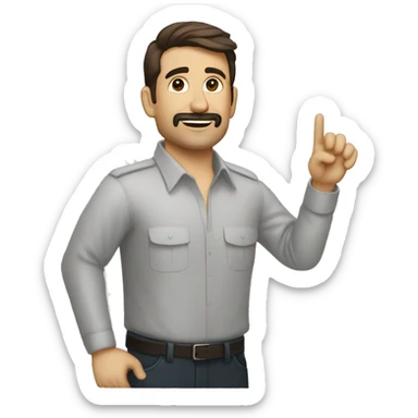 alvaro delgado que diga "Palo y palo" sticker