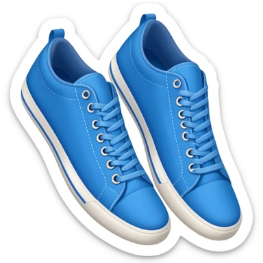 a pair of sneakers: azules sticker