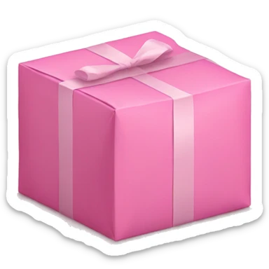 Pink packaging  sticker