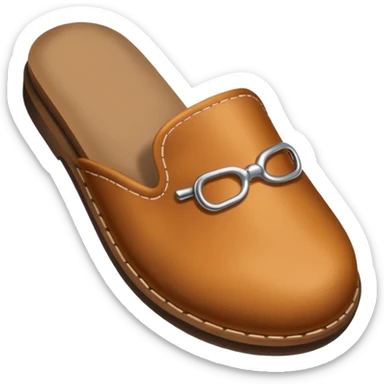 Hand holding a slipper 2d sticker