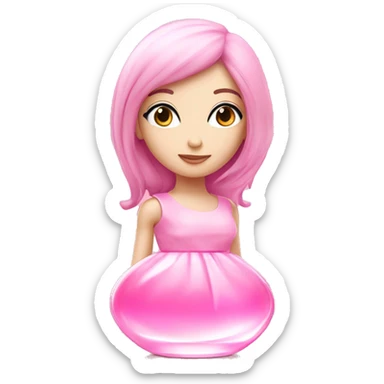 Good girl perfume pink  sticker