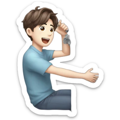 BYUN BAEKHYUN FIXING RADIATOR sticker