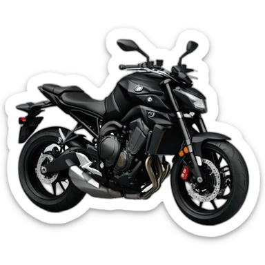 Yamaha MT-07 2019 black sticker