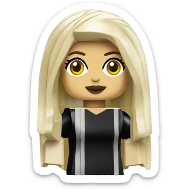 LADY GAGA lego full body sticker