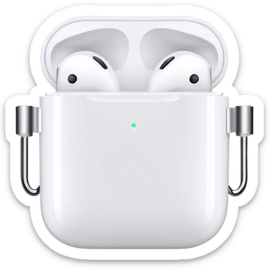 AirPod with bows on the sides sticker