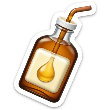 Vanilla extract sticker