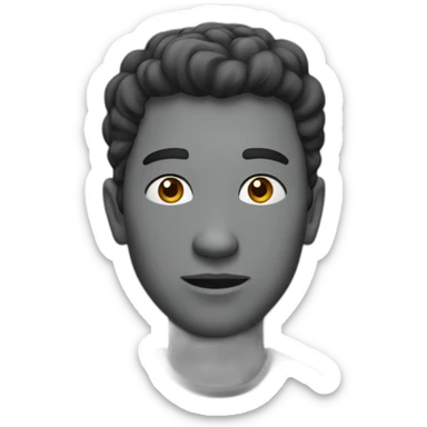 Homme choqué  sticker