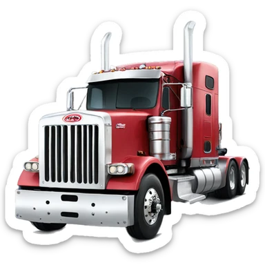 a peterbilt 379 sticker