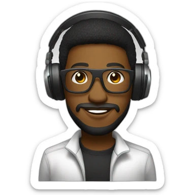 DJ web developer one of a kind sound stream api sticker