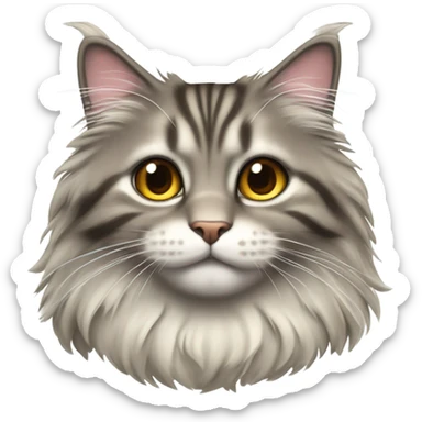 Siberian forest cat sticker