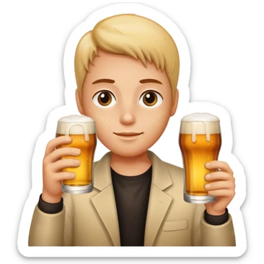 Cerveza Drinker sticker