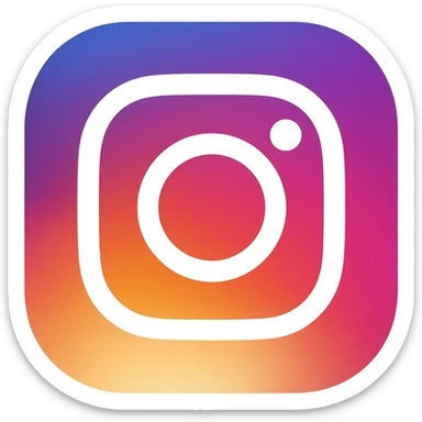 Instagram logo sticker