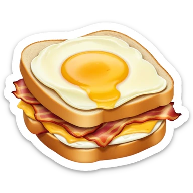 Bacon Gouda egg sandwich  sticker