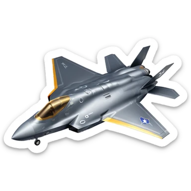F-35 lightning 2 jet  sticker