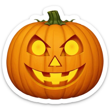 jack-o-lantern pumpkin sticker