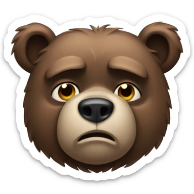 Grumpy bear  sticker