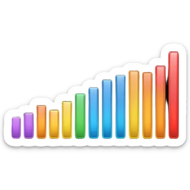 full black audio spectrum sticker