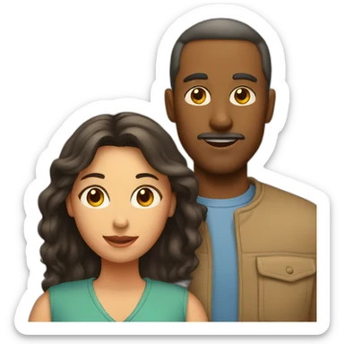 mom and dad sticker
