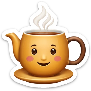 cup of tea sticker