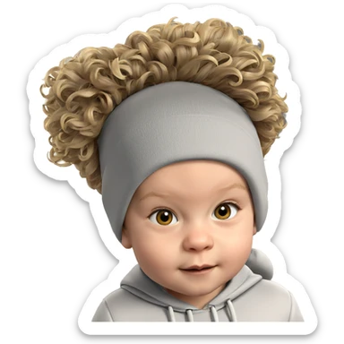 realistic portrait of a girl sticker