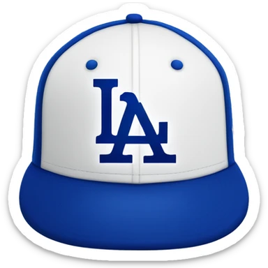 la dodgers LOGO sparking ON A HAT sticker