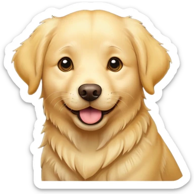 Yellow Labrador sticker