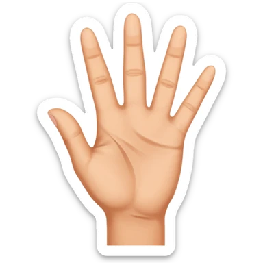 The german handgesture for "schweigefuchs" sticker
