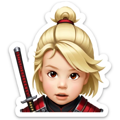Fierce Samurai sticker