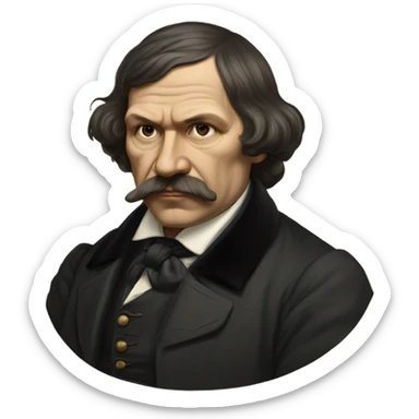 Nikolay Gogol  sticker
