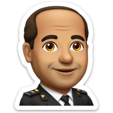 abdelfattah el sisi sticker