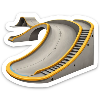 skate park for roller bladers sticker