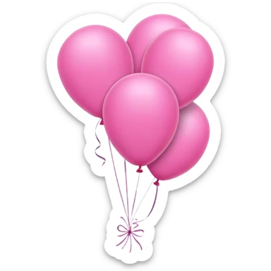 Pink objects  sticker